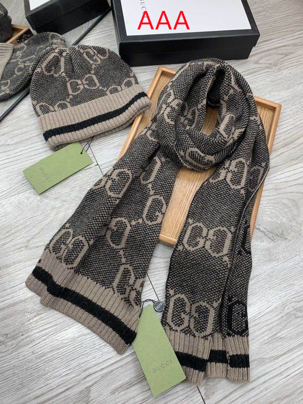 Gucci Hat and scarvf(AAA)-0069