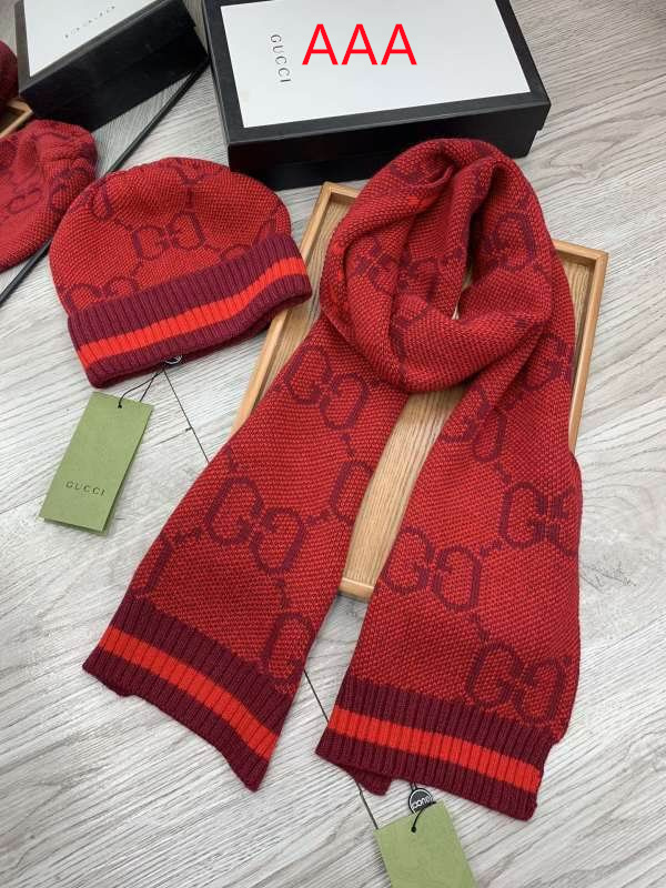 Gucci Hat and scarvf(AAA)-0071