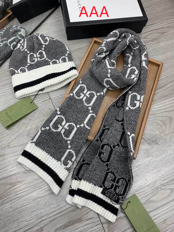 Gucci Hat and scarvf(AAA)-0073