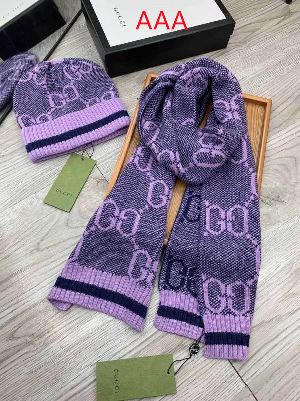 Gucci Hat and scarvf(AAA)-0075
