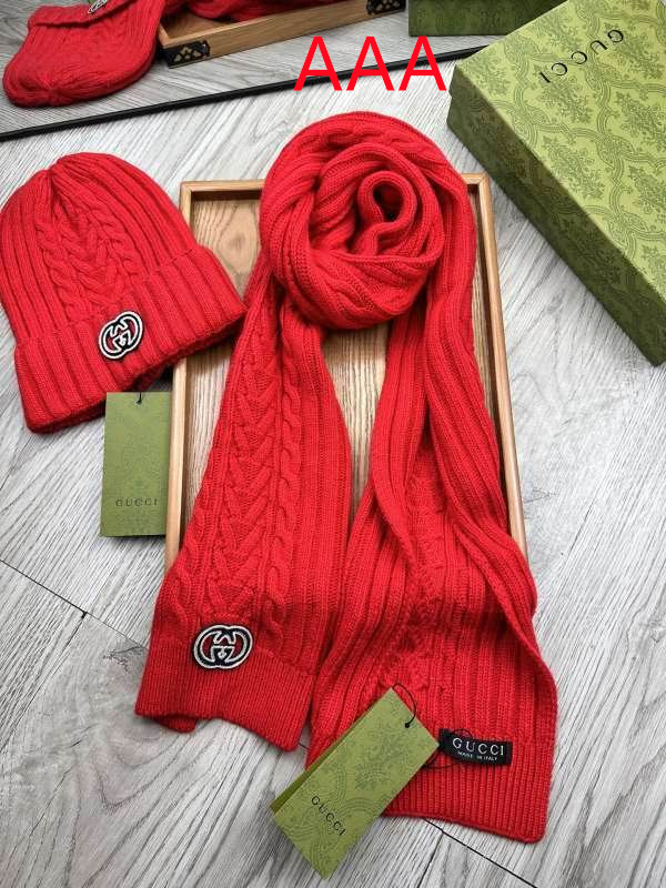 Gucci Hat and scarvf(AAA)-0076