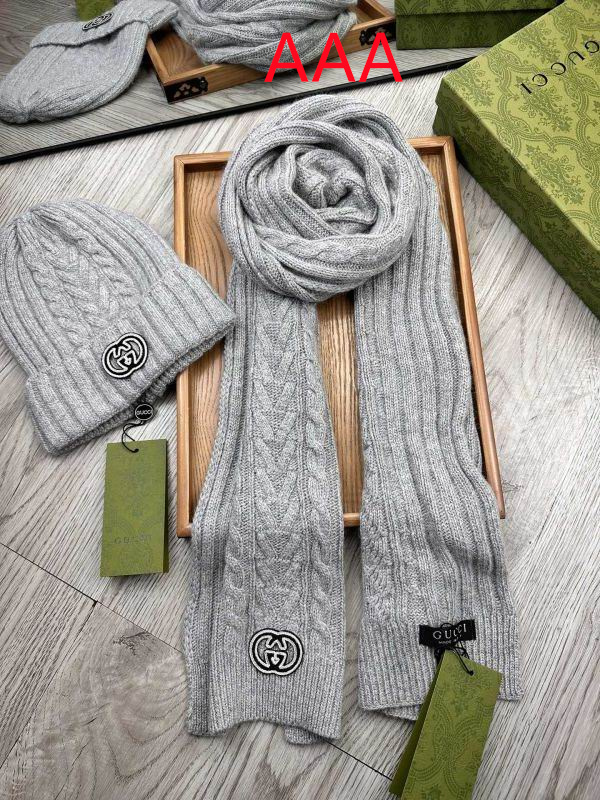 Gucci Hat and scarvf(AAA)-0077