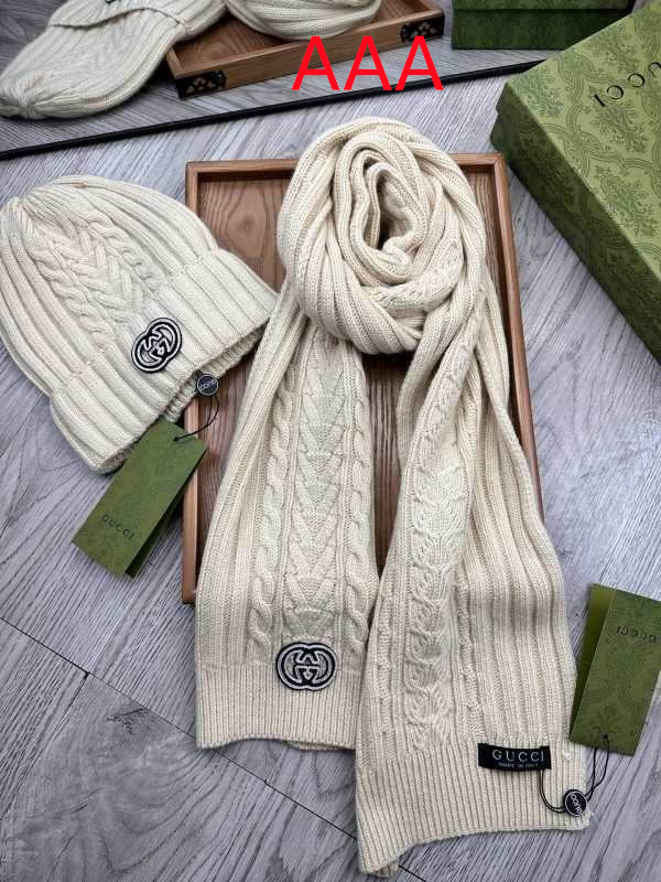 Gucci Hat and scarvf(AAA)-0078