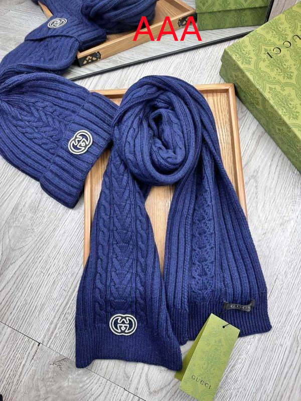 Gucci Hat and scarvf(AAA)-0079