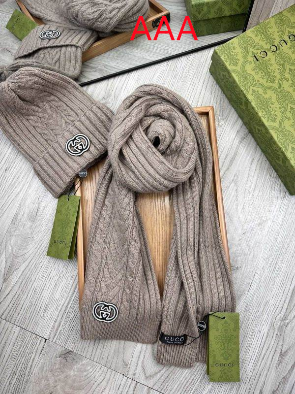 Gucci Hat and scarvf(AAA)-0080