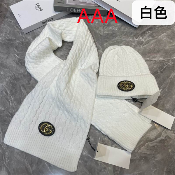 Gucci Hat and scarvf(AAA)-0087