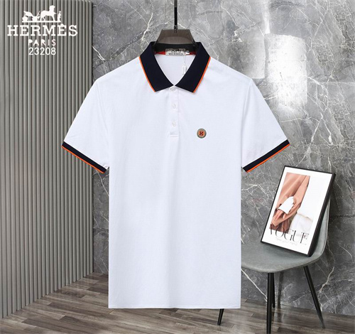Hermes Lapel T-shirts-M-0124