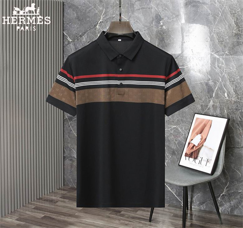 Hermes Lapel T-shirts-M-0125