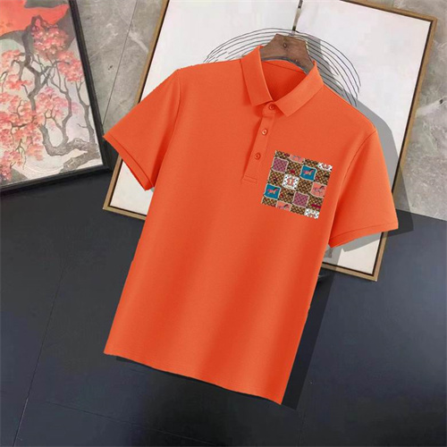 Hermes Lapel T-shirts-M-0006