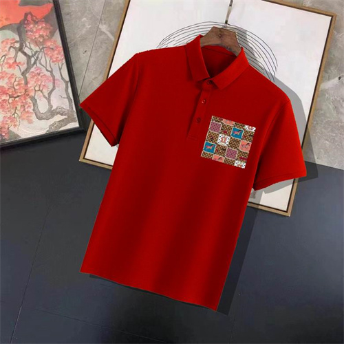 Hermes Lapel T-shirts-M-0008