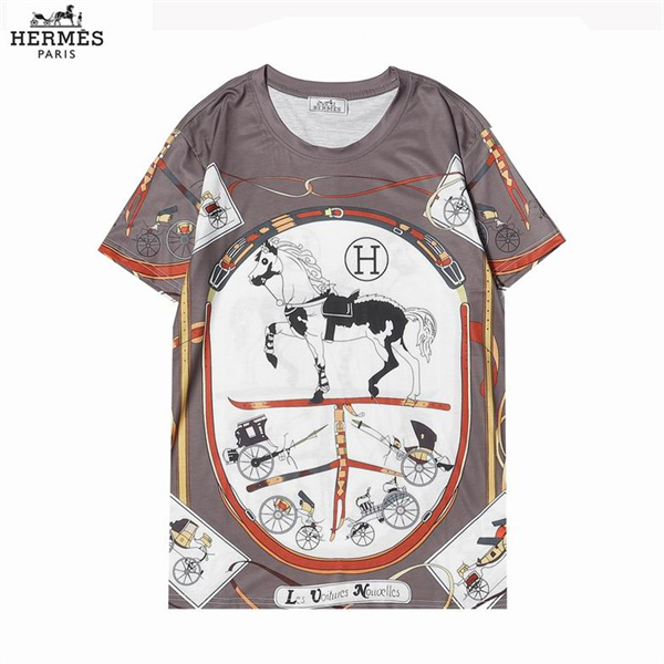 Hermes Round neck T-shirt-M-039
