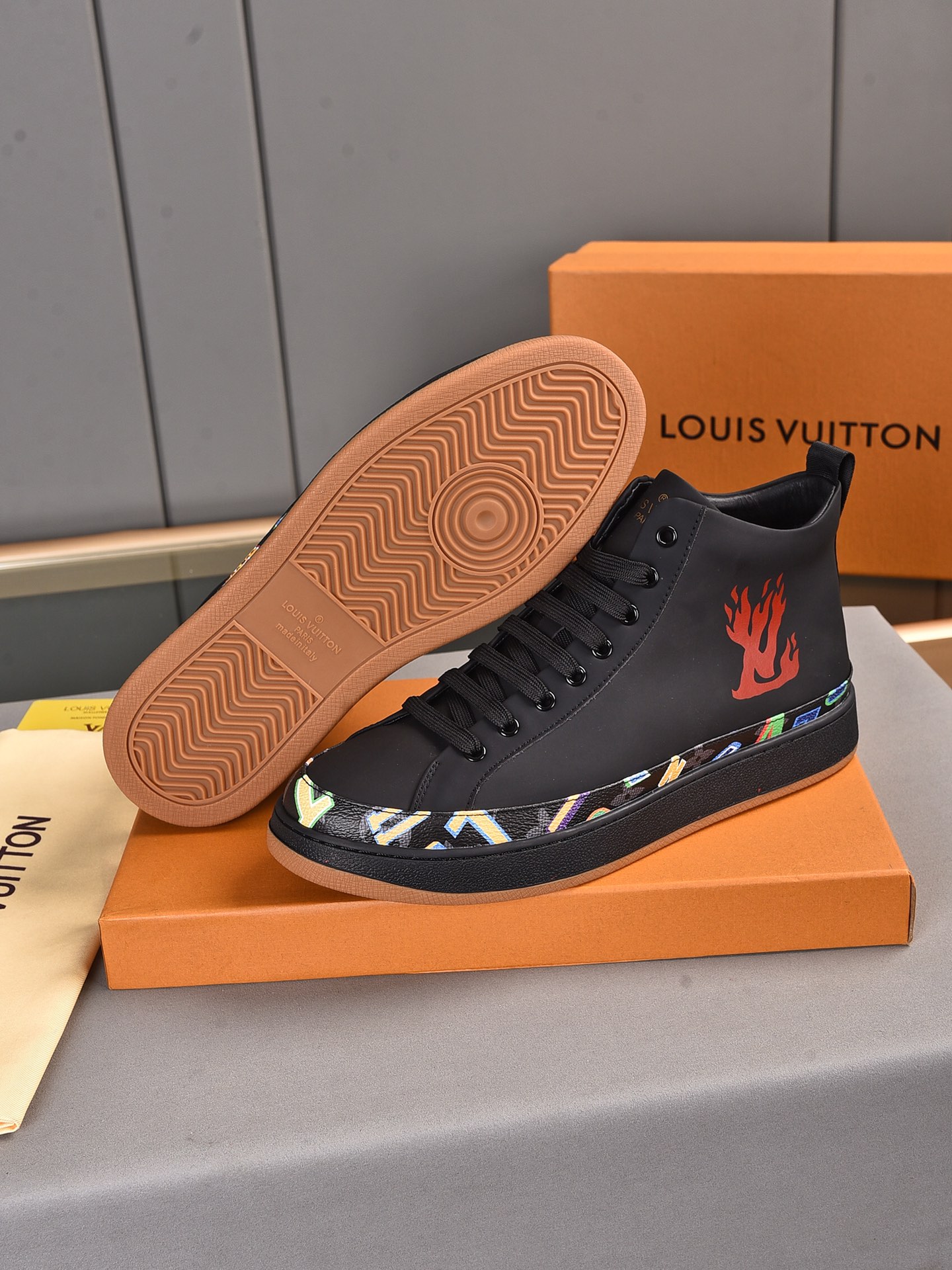 LV(High)Shoes-M-0207