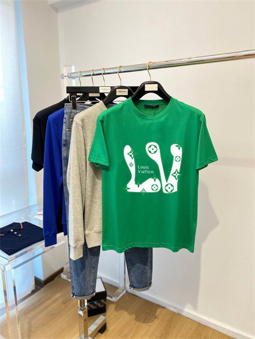 Lv Round neck T-shirt-M-0256