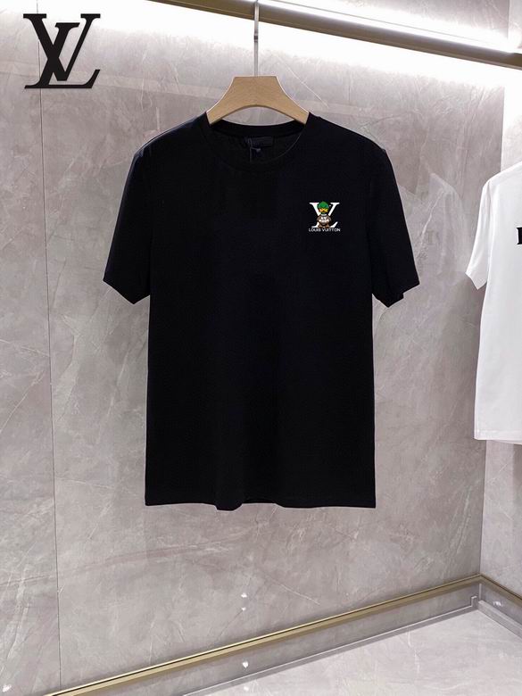 Lv Round neck T-shirt-M-0419