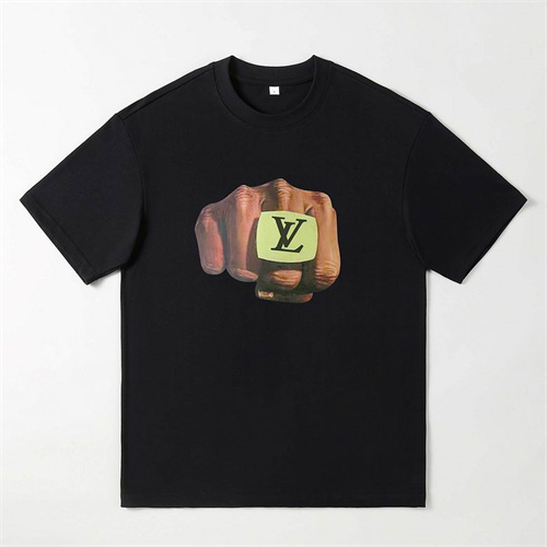 Lv Round neck T-shirt-M-0909
