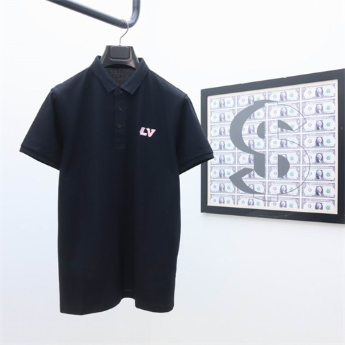 Lv Lapel T-shirts-M-0123