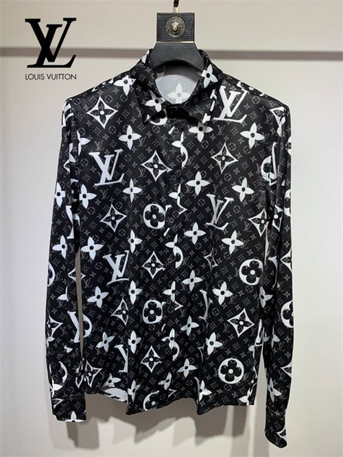 LV long shirt-M-136