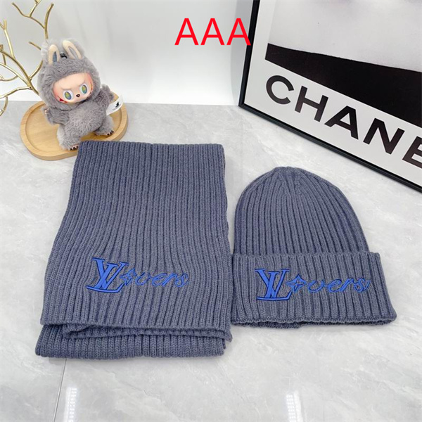 LV Hat and scarvf(AAA)-0121