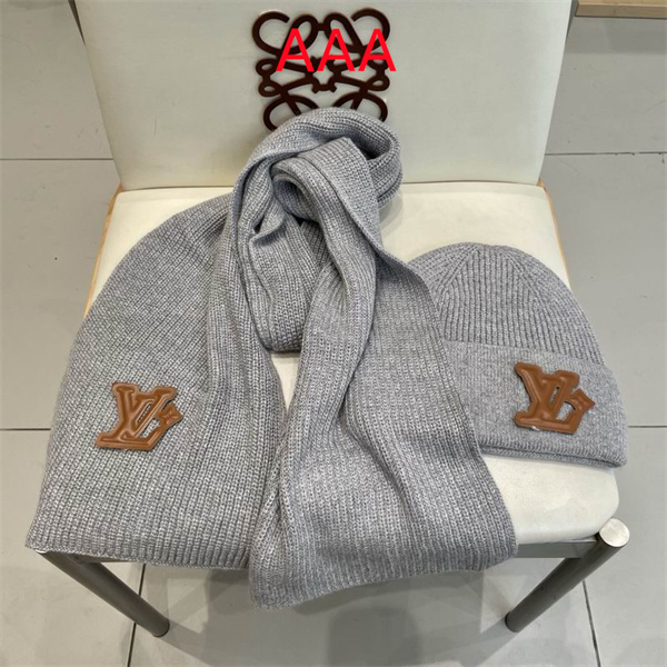 LV Hat and scarvf(AAA)-0157