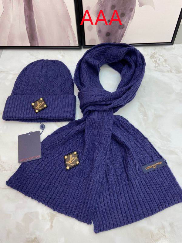 LV Hat and scarvf(AAA)-0016