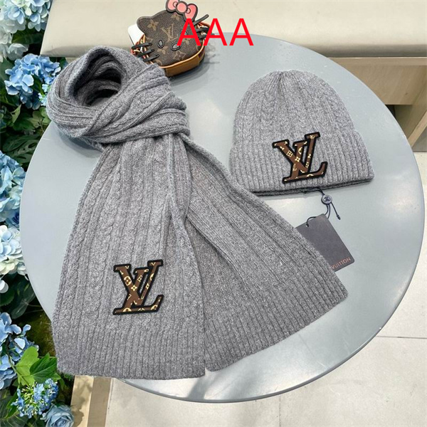 LV Hat and scarvf(AAA)-0161