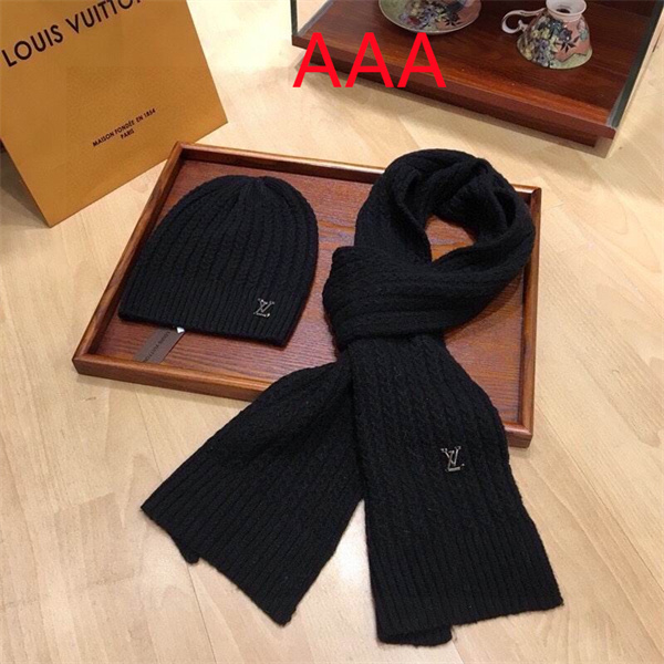 LV Hat and scarvf(AAA)-0019
