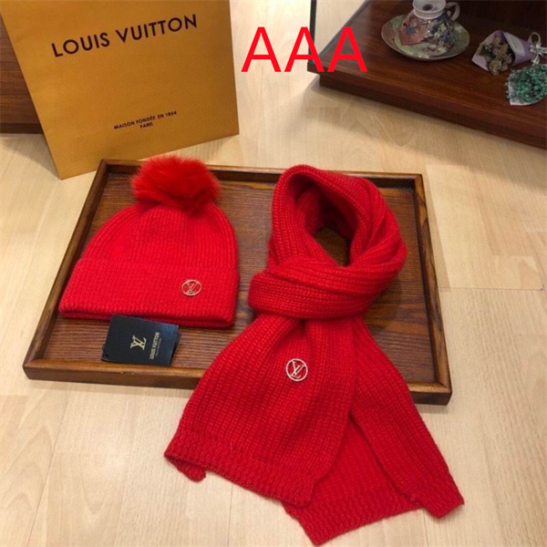 LV Hat and scarvf(AAA)-0022