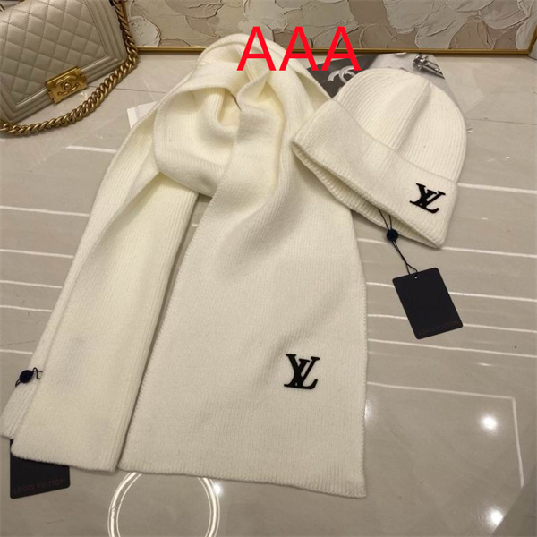 LV Hat and scarvf(AAA)-0003