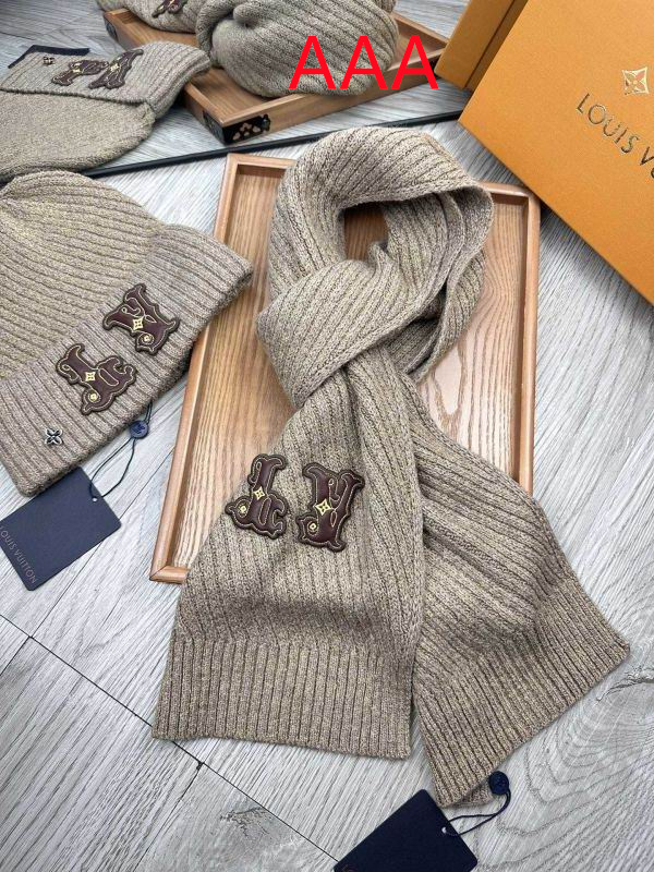 LV Hat and scarvf(AAA)-0041