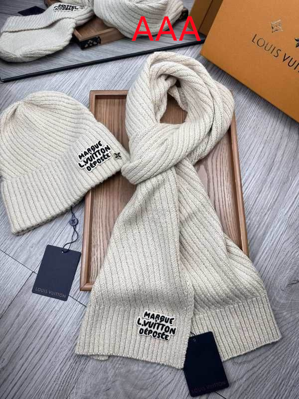 LV Hat and scarvf(AAA)-0045