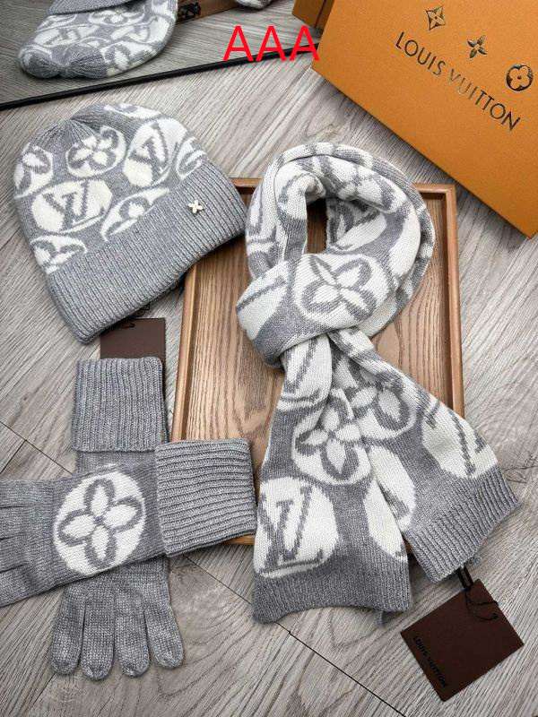 LV Hat and scarvf(AAA)-0078