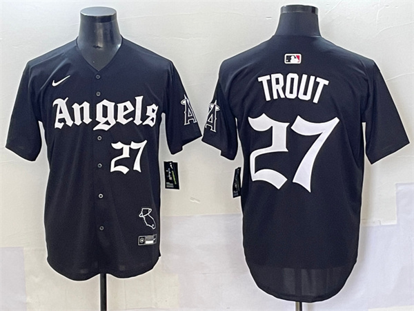 Los Angeles Angels Majestic Jerseys-0161