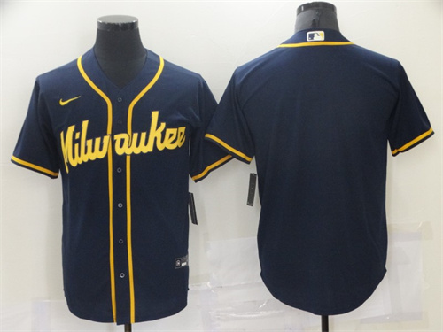 Milwaukee Brewers Majestic Jersey-010