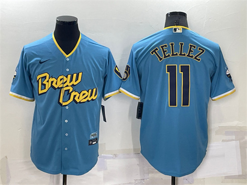 Milwaukee Brewers Majestic Jersey-019