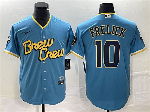 Milwaukee Brewers Majestic Jersey-0034