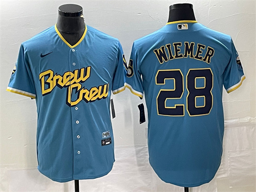 Milwaukee Brewers Majestic Jersey-0035