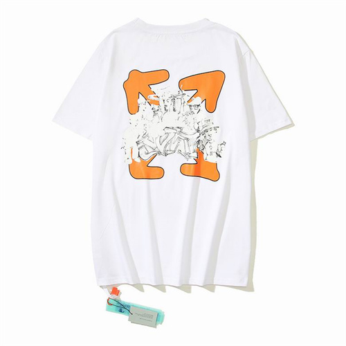 Off White Round neck T-shirt-M-0100