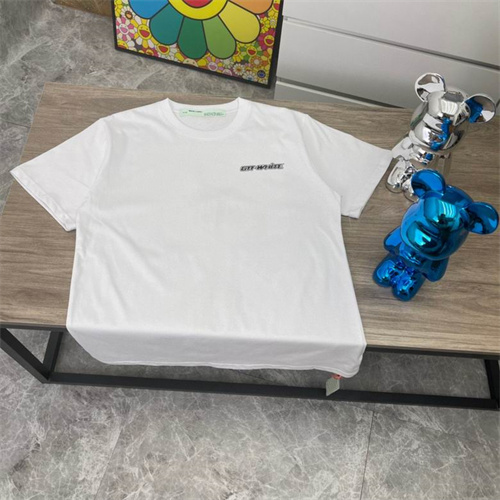 Off White Round neck T-shirt-M-0163