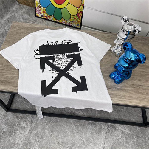 Off White Round neck T-shirt-M-0180
