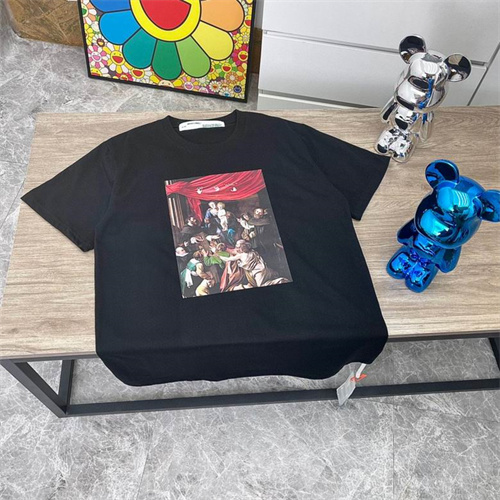 Off White Round neck T-shirt-M-0185