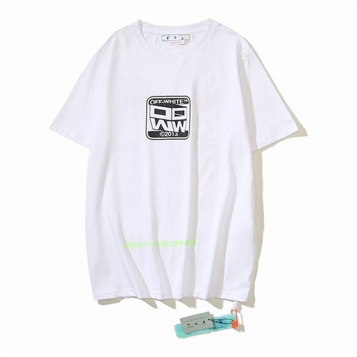 Off White Round neck T-shirt-M-0034