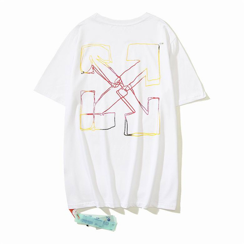 Off White Round neck T-shirt-M-0080