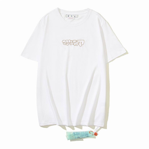 Off White Round neck T-shirt-M-0085
