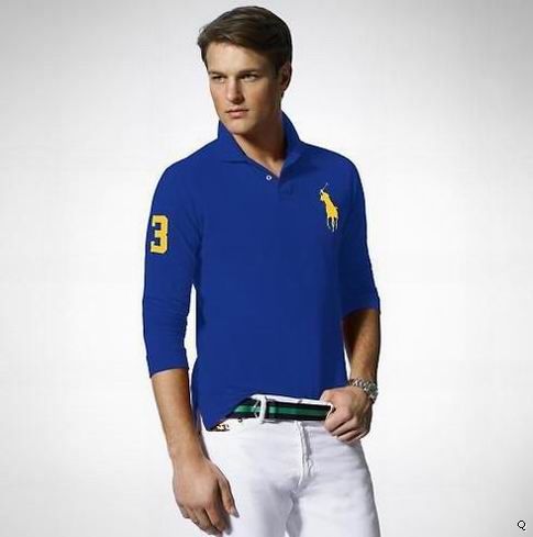 Polo t-shirt(Long)-M-34