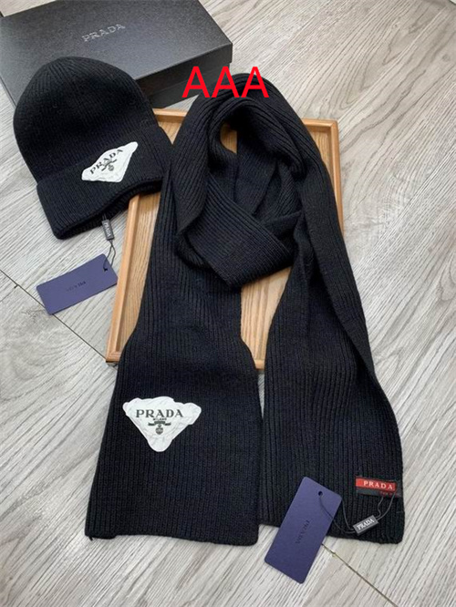 Prada Hat and scarvf(AAA)-018