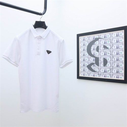 Prada Lapel T-shirts-M-047