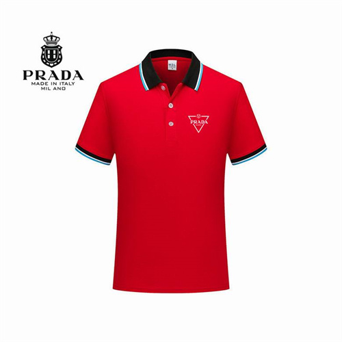 Prada Lapel T-shirts-M-070
