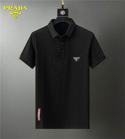 Prada Lapel T-shirts-M-089