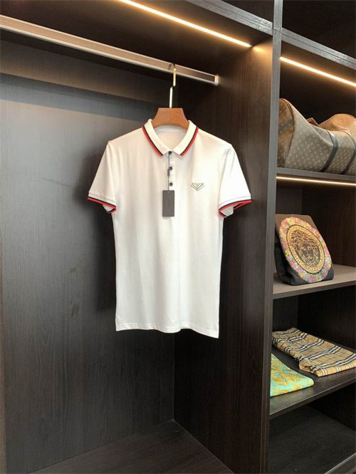 Prada Lapel T-shirts-M-102