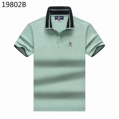 Psycho Bunny Lapel T-shirts-M-030